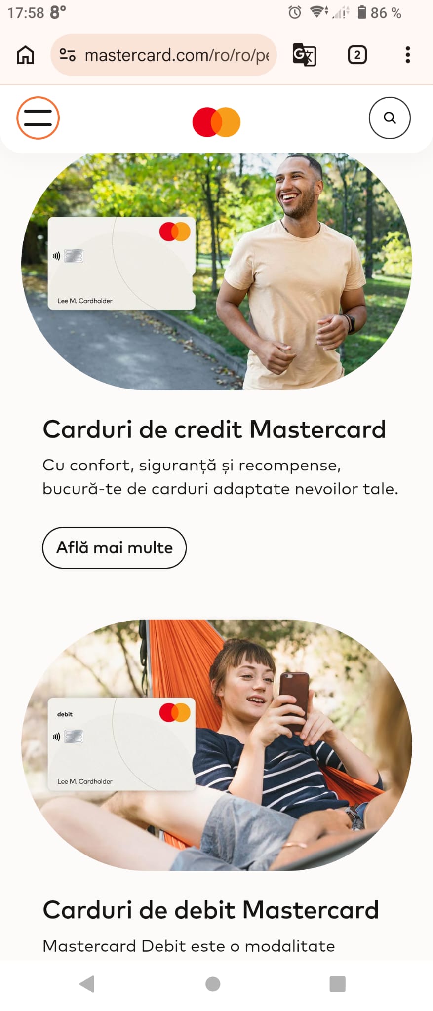 Mastercard Website