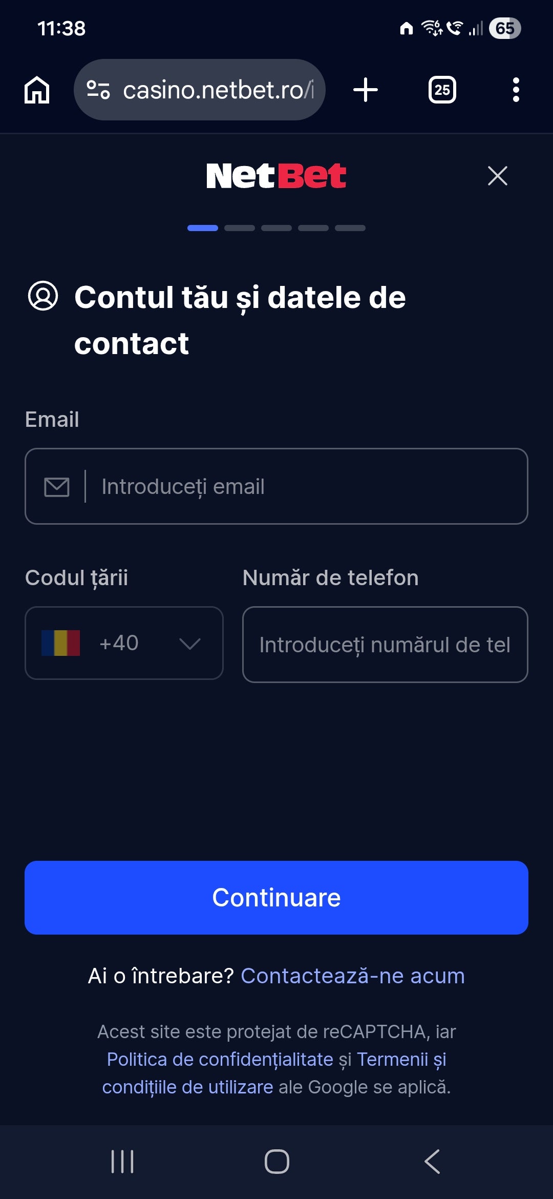 Revolut - create account